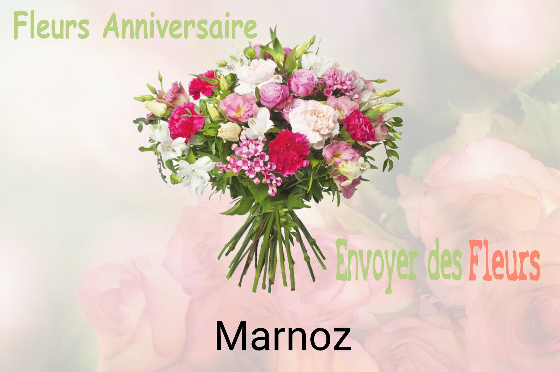 Bouquet de fleurs d’anniversaire livré à Marnoz